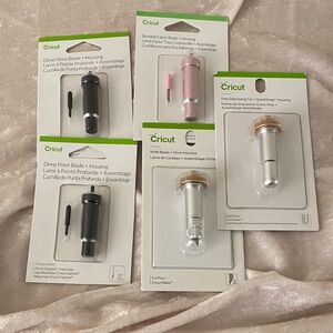 Cricut Blade and Housing Set - Black, Pink, Silver